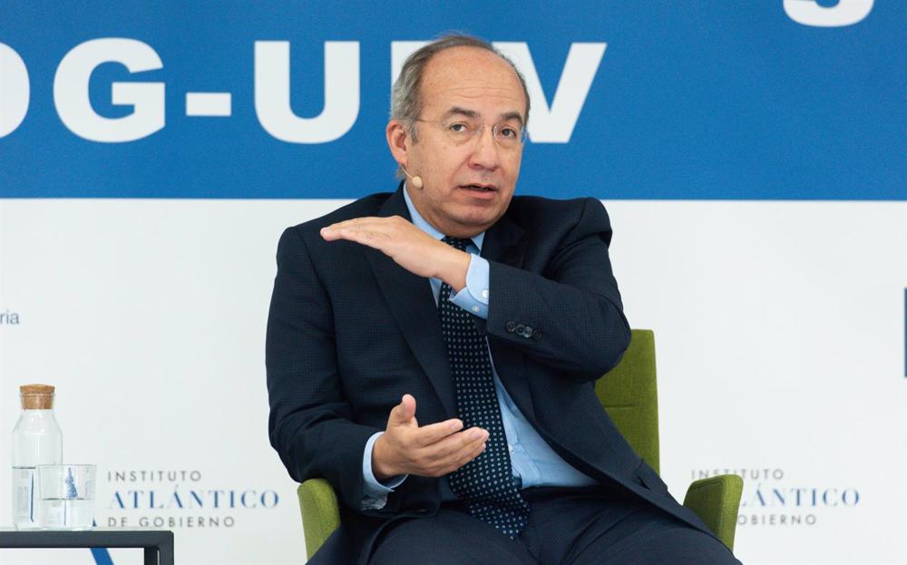 Archivio - L'ex presidente messicano Felipe Calderón Archivio