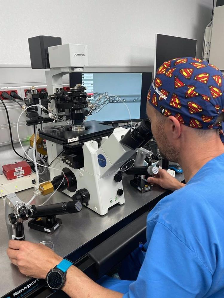 Archivo - Investigador en el IVI en imagen de archivo Archivo