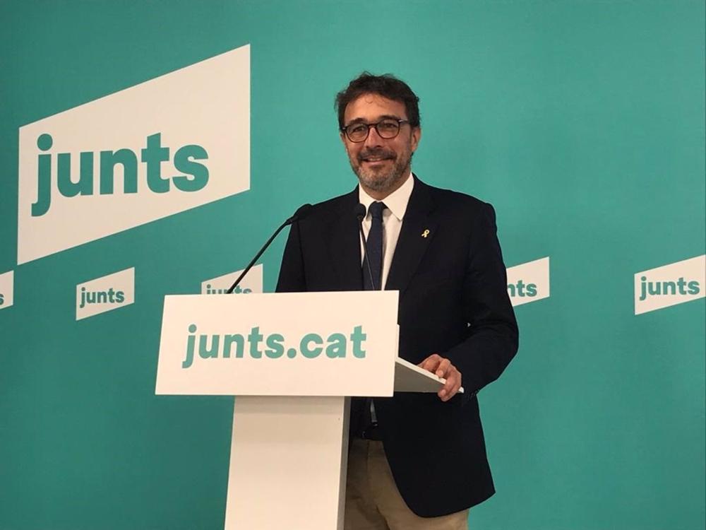 El portavoz de Junts, Josep Rius, en una foto de archivo El