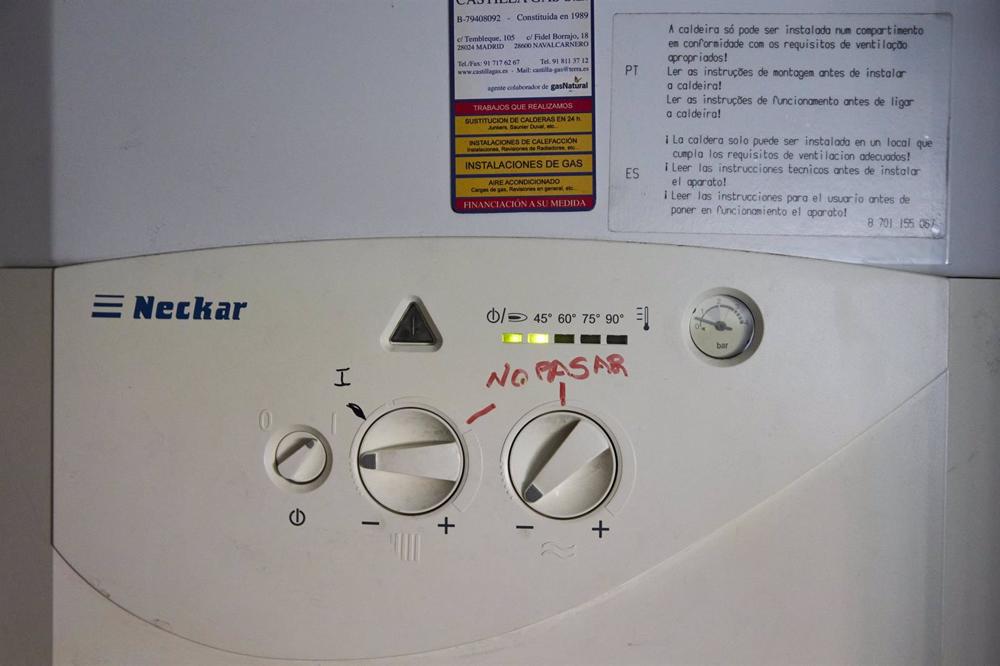 Archivo - Una caldera de un edificio Archivo