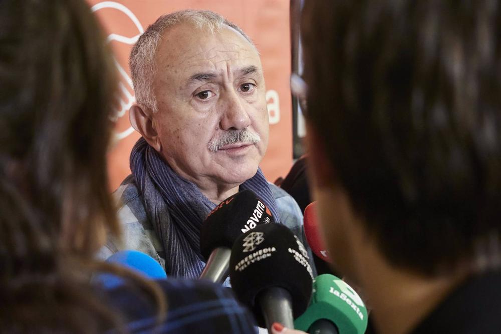 El secretario general de UGT, Pepe Álvarez El