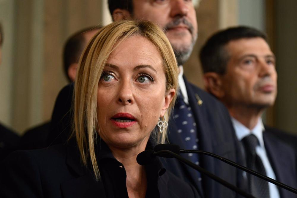 La nueva primera ministra de Italia, Giorgia Meloni. La