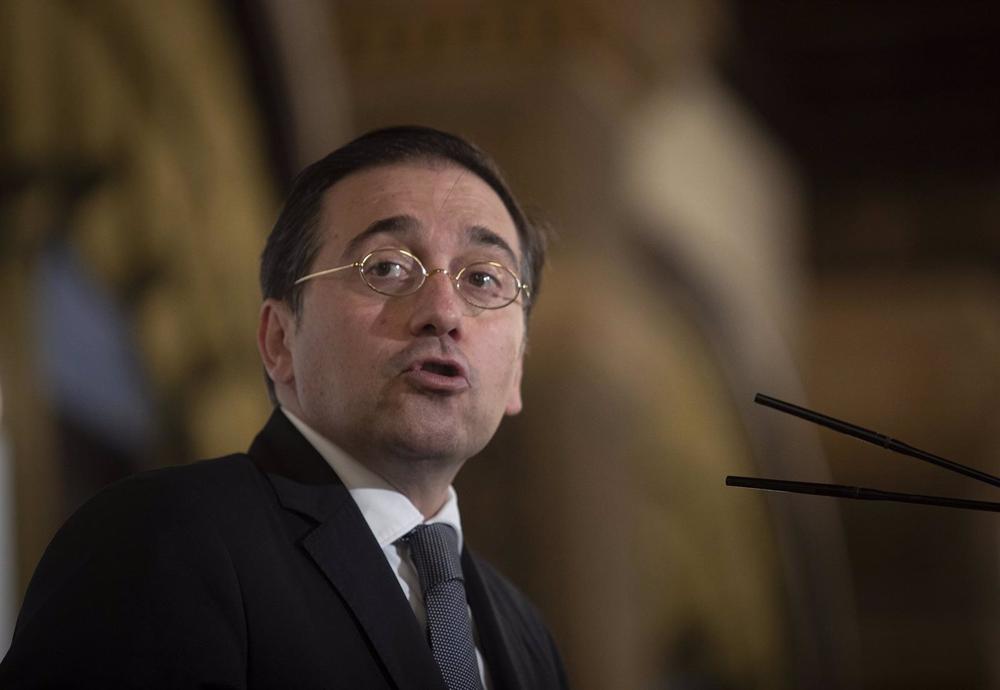 Il Ministro degli Affari Esteri, dell'Unione Europea e della Cooperazione, José Manuel Albares. Il