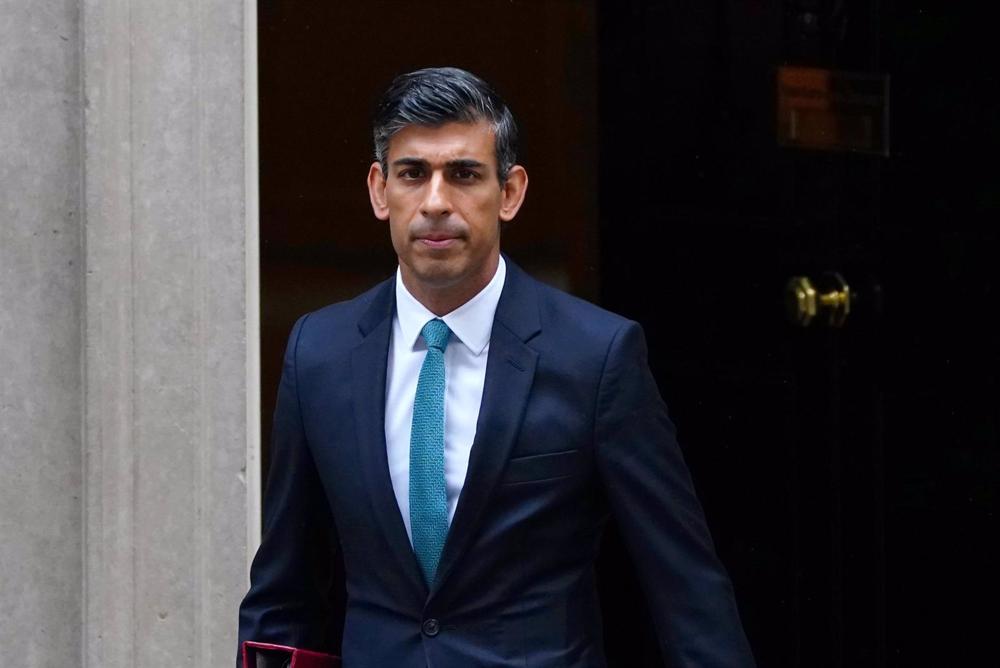 Britischer Premierminister Rishi Sunak Britischer