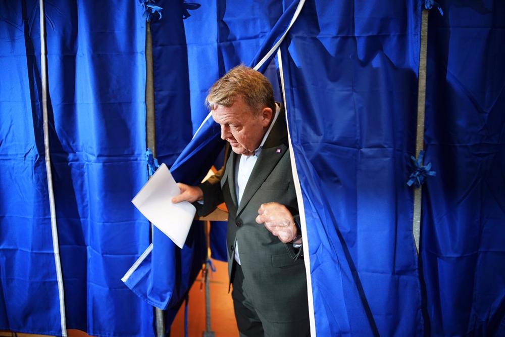 El ex primer ministro Lars Lokke Rasmussen El