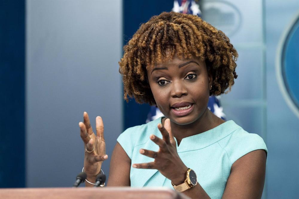 Archiv - Sprecherin des Weißen Hauses Karine Jean-Pierre Archiv