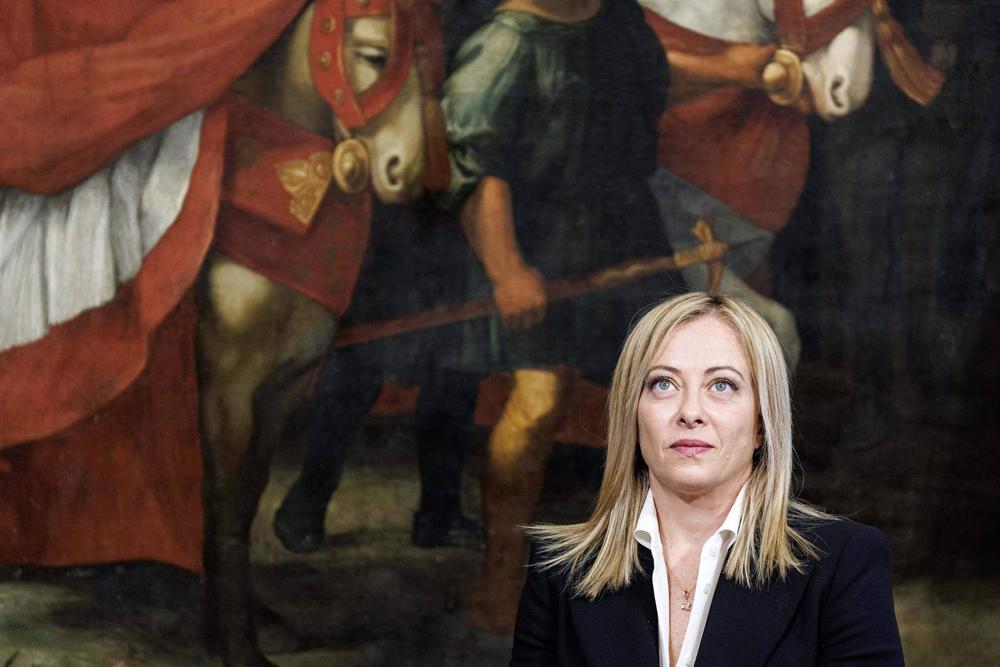 Giorgia Meloni, primera ministra de Italia Giorgia