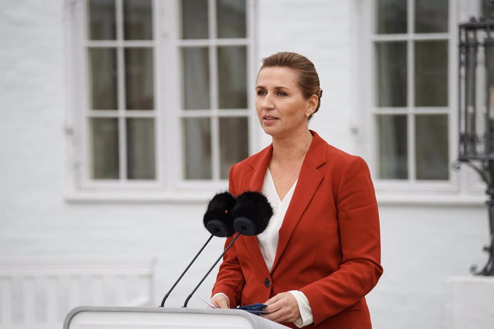 Die dänische Premierministerin, Mette Frederiksen. Die