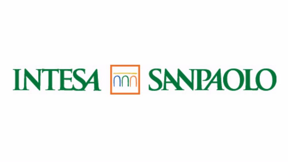 Archivo - Logo del banco italiano Intesa Sanpaolo. Archivo