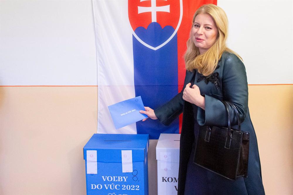 La presidenta eslovaca, Zuzana Caputova La