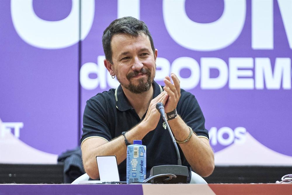 El exlíder de Podemos Pablo Iglesias durante la celebración de la 'Uni de otoño' en la Facultad de Ciencias Políticas de la Universidad Complutense de Madrid, a 5 de noviembre de 2022, en Madrid (España). El