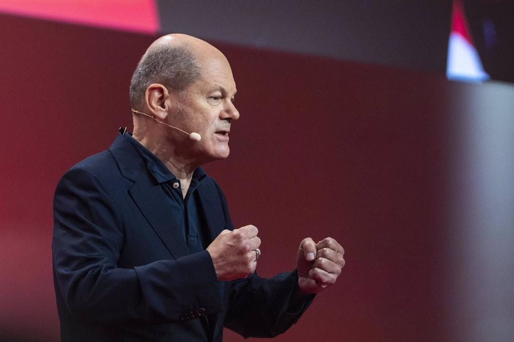 El canciller alemán, Olaf Scholz El