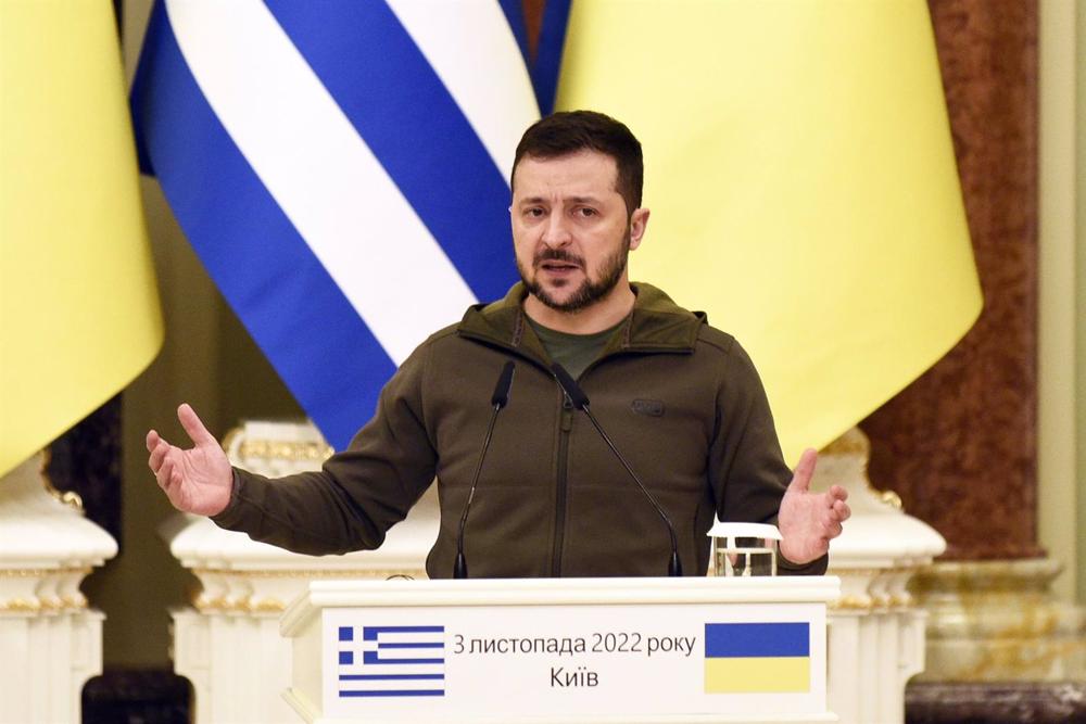 Ukrainian President Volodimir Zelenski Ukrainian