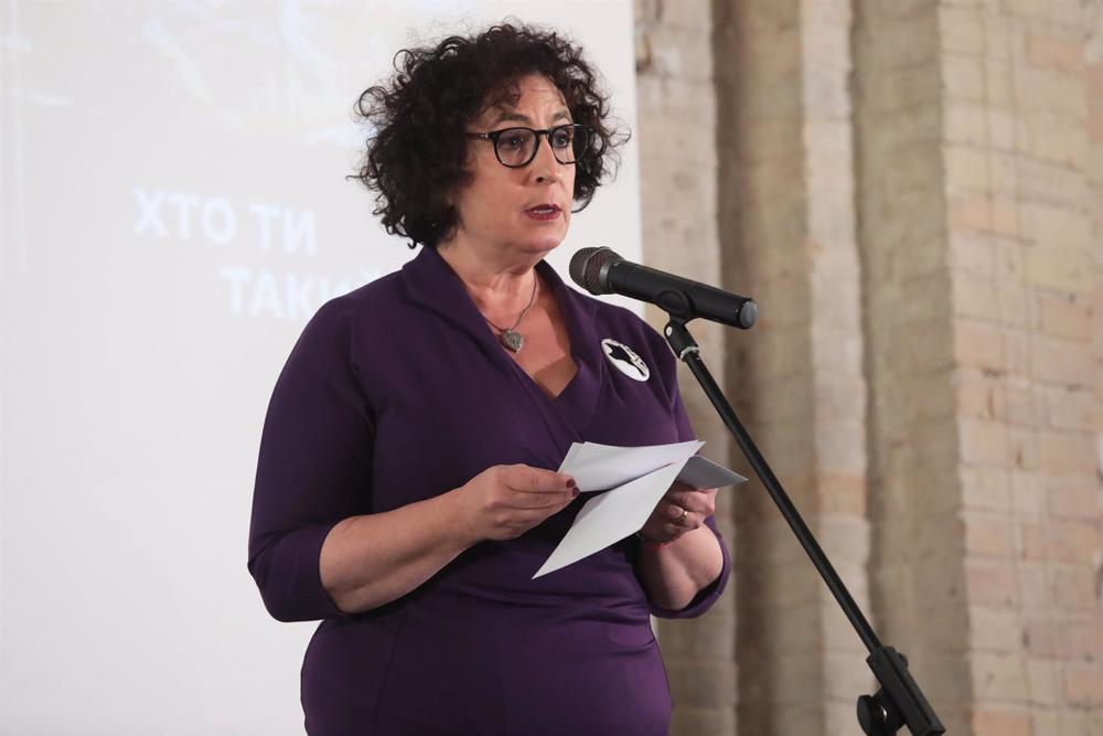 La embajadora de Reino Unido en Kiev, Melinda Simmons La