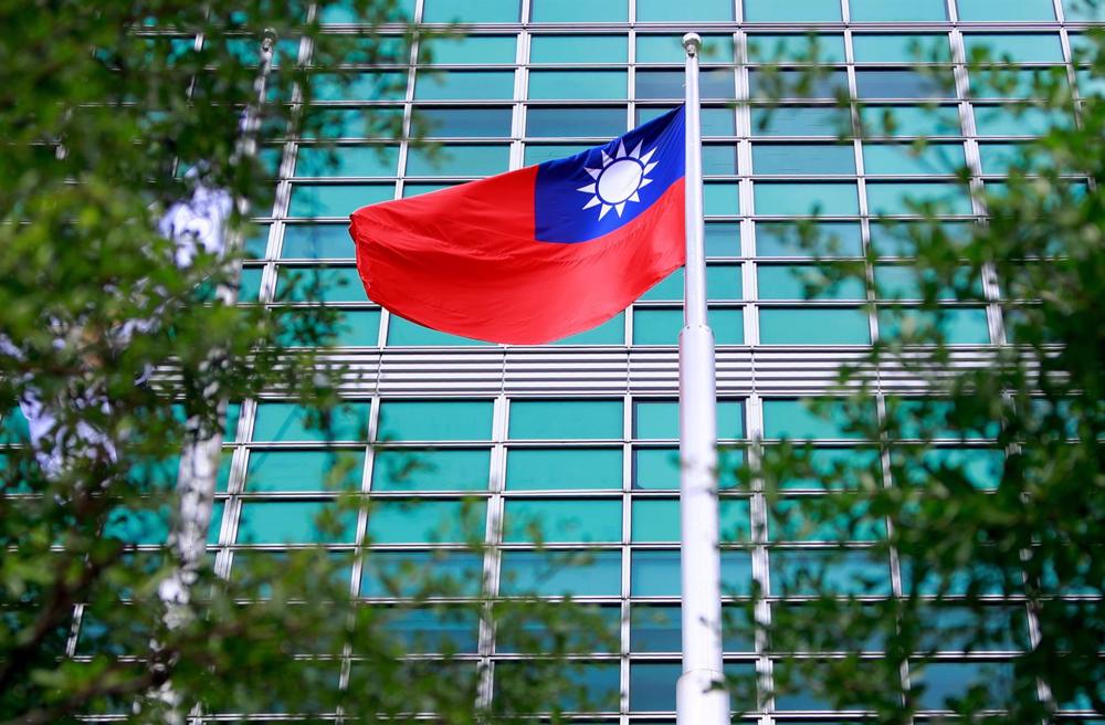 File - File image of a Taiwan flag. File