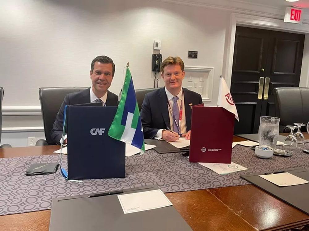 Acuerdo entre CAF y el Banco Asiático de inversiones en Infraestructura (AIIB) Acuerdo