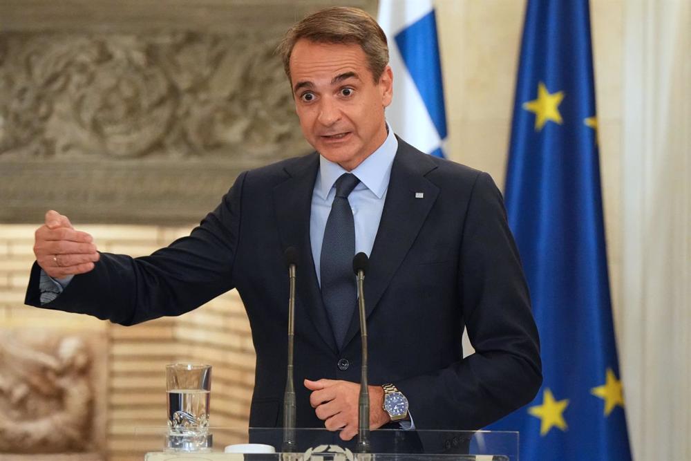 El primer ministro griego, Kyriakos Mitsotakis El