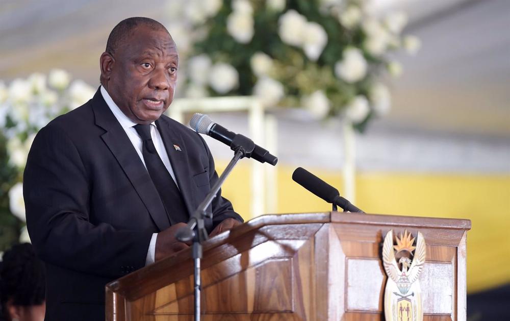 Archivio - Il presidente sudafricano Cyril Ramaphosa Archivio