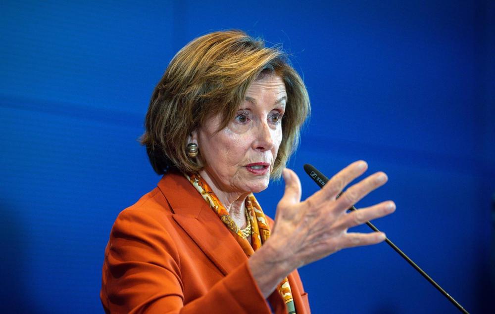 File - File image of U.S. House Speaker Nancy Pelosi. File