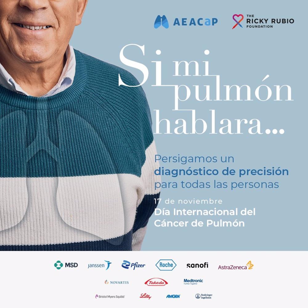 AEACaP y The Ricky Rubio Foundation se unen para pedir la implantación de la medicina personalizada en cáncer de pulmón AEACaP