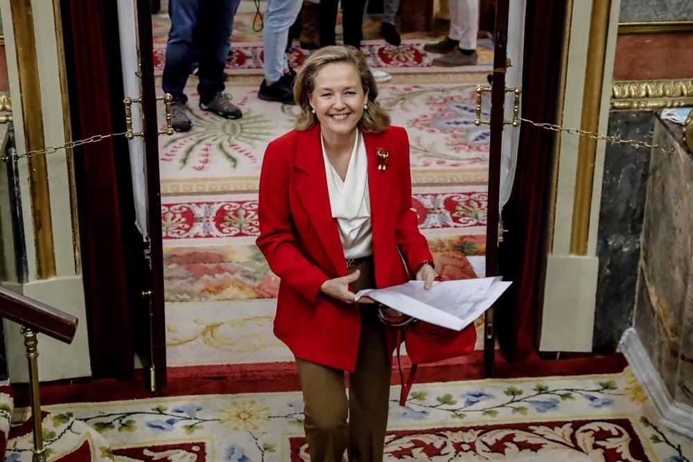 La vicepresidenta primera y ministra de Asuntos Económicos y Transformación Digital, Nadia Calviño La