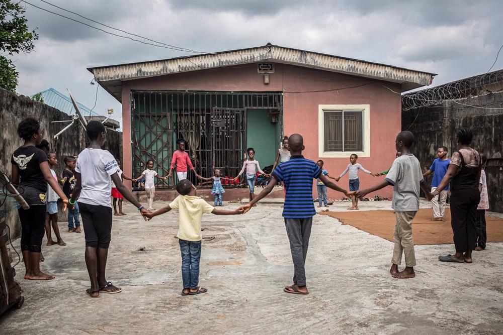 File - Students at a dance school in Lagos, Nigeria. File