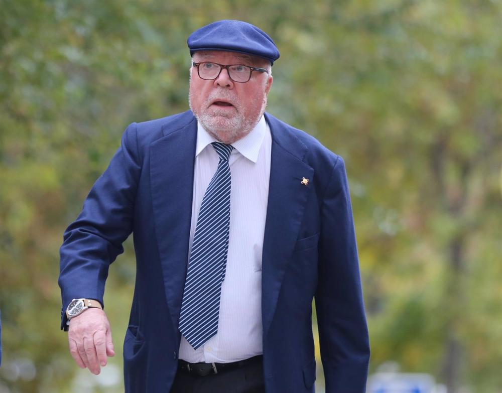 El comisario jubilado José Manuel Villarejo a su llegada a la Audiencia Provincial de Madrid. El