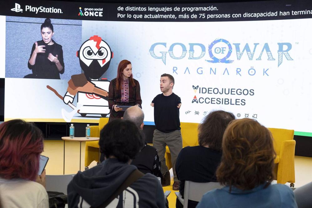 El Grupo Social ONCE evalúa la accesibilidad del videojuego ‘God of War Ragnarök’ El