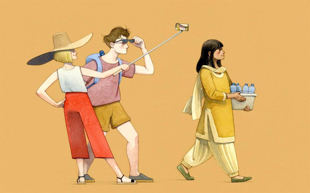 Ilustración de A.I.D.A (amistad, igualdad, diversidad y amor). Ilustración