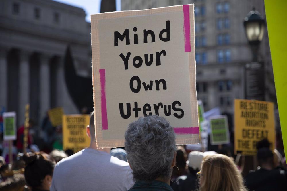 File - Reproductive rights demonstration in New York, United States. File