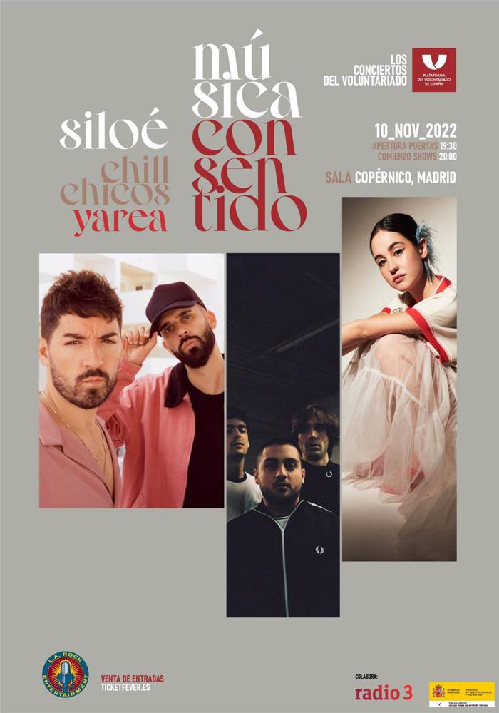 La Plataforma del Voluntariado de España (PVE) celebra el concierto #MúsicaConSentido, el 10 de noviembre de 2022 en Madrid La