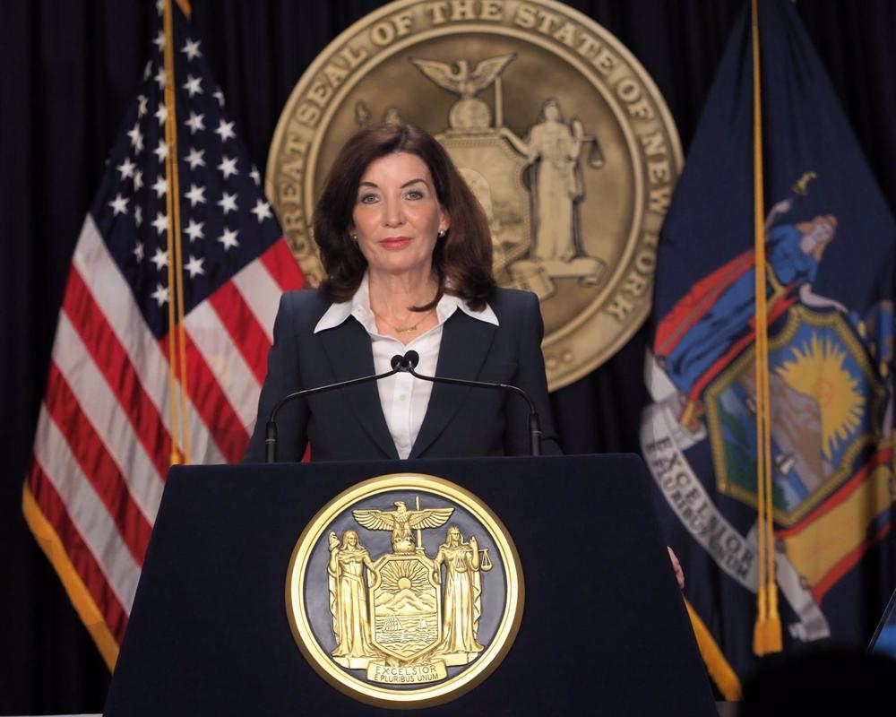 Archivio - Il governatore democratico di New York Kathy Hochul Archivio