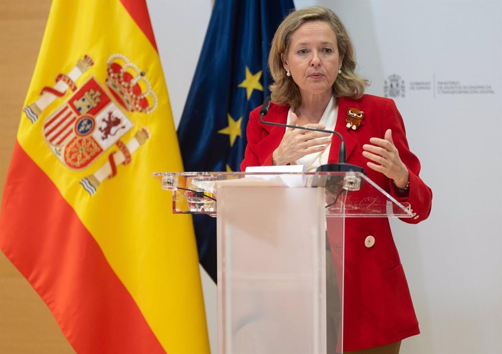 La vicepresidenta primera y ministra de Asuntos Económicos y Transformación Digital, Nadia Calviño La