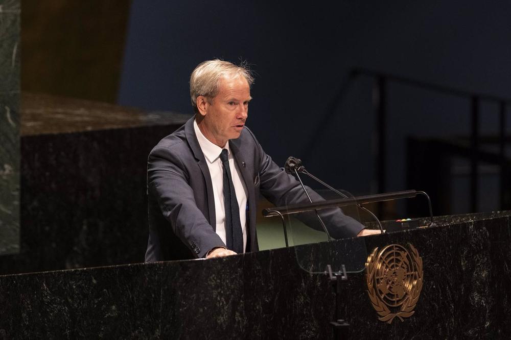 El enviado de la Unión Europea para la ONU, Olof Skoog El