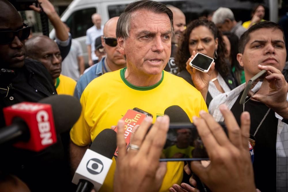 El presidente de Brasil y candidato a las elecciones Jair Bolsonaro. El