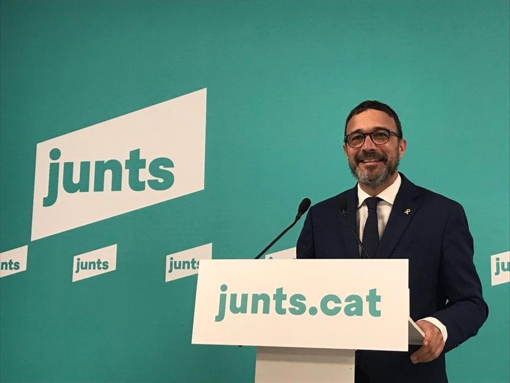 El portavoz de Junts, Josep Rius El