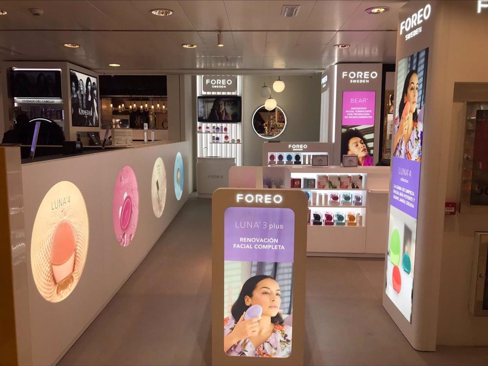 Tienda de Foreo en El Corte Inglés de Castellana Tienda