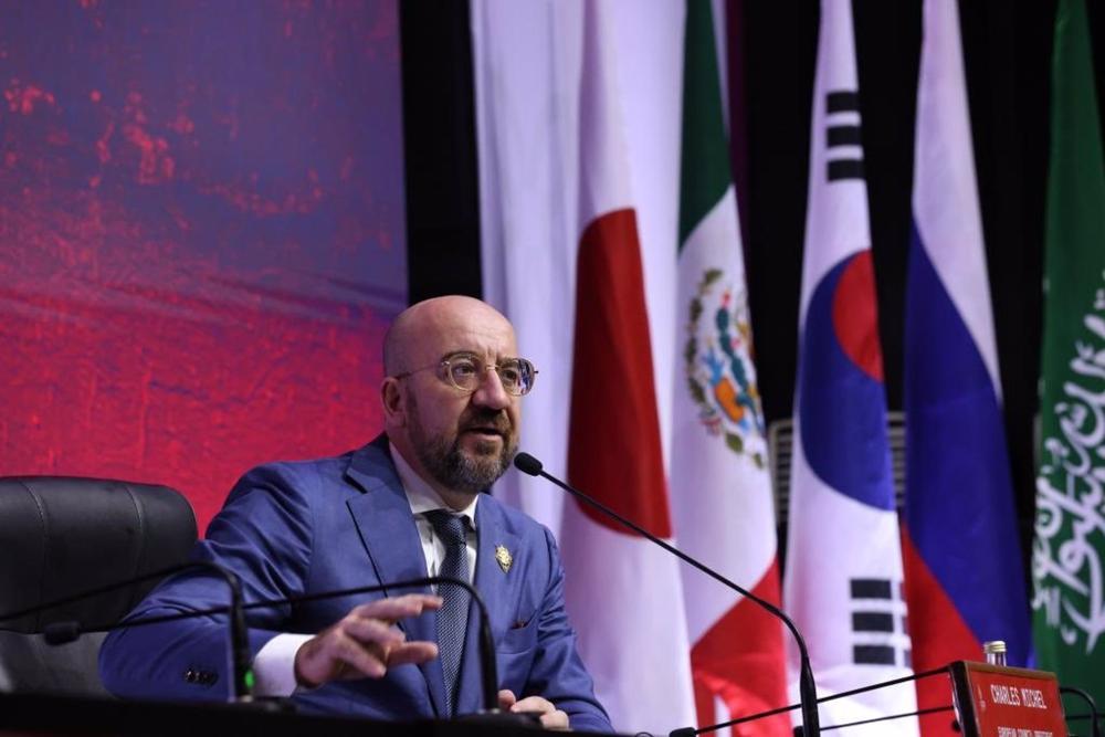 Il Presidente del Consiglio europeo, Charles Michel Il