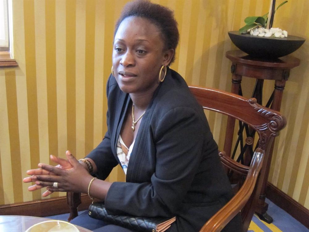 Archivo - La periodista y activista congoleña Caddy Adzuba, premio Príncipe de Asturias de la Concordia 2014, en una imagen de archivo. Archivo