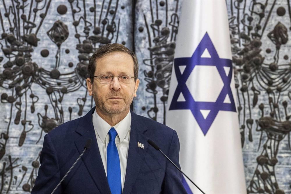 Israels Staatspräsident Isaac Herzog. Israels