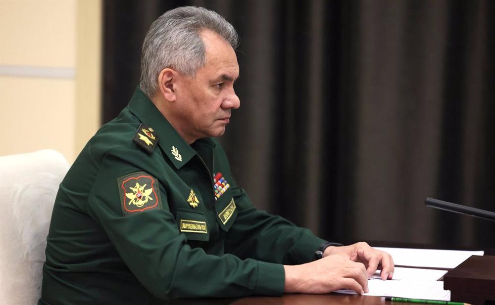 Russia's Defense Minister Sergei Shoigu Russia's