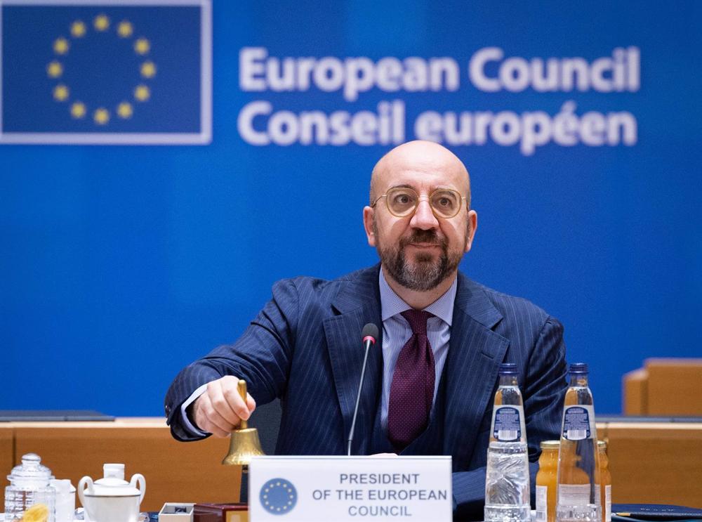 Der Präsident des Europäischen Rates, Charles Michel Der