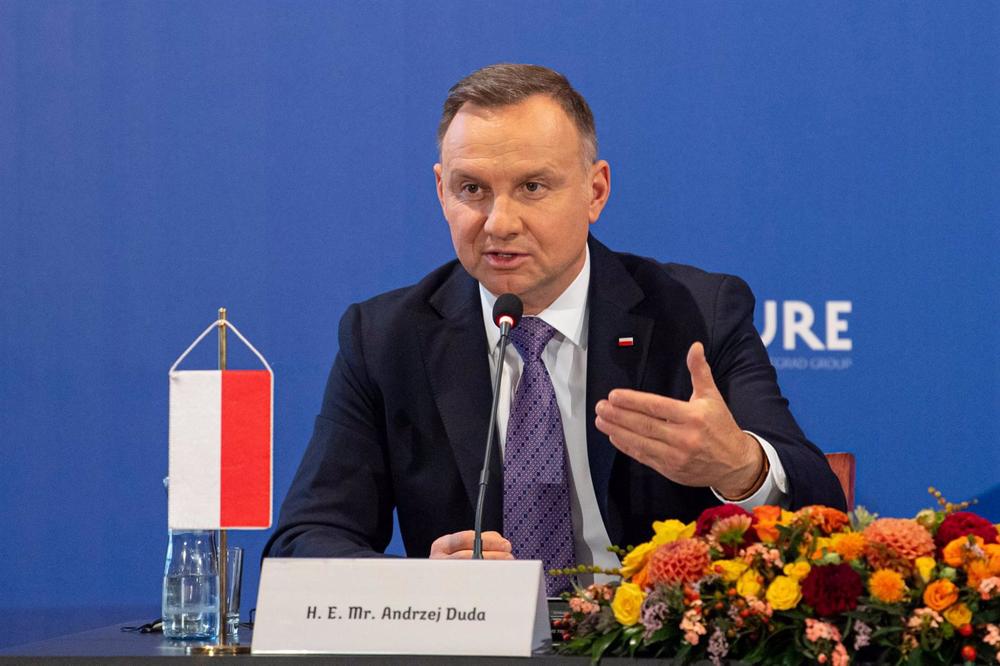 Archiv - Dateibild des polnischen Präsidenten Andrzej Duda in Bratislava, Slowakei. Archiv