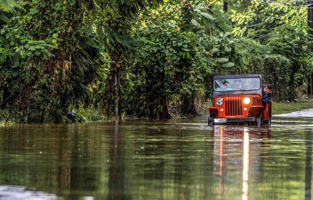 Archivo - Imagen de archivo de inundaciones en Puerto Rico por el paso del huracán 'Fiona'. Archivo