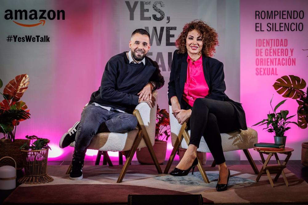 Conversación entre Andrés Portillo y Daniella Santiago en el marco de la iniciativa Yes We Talk de Amazon. Conversación