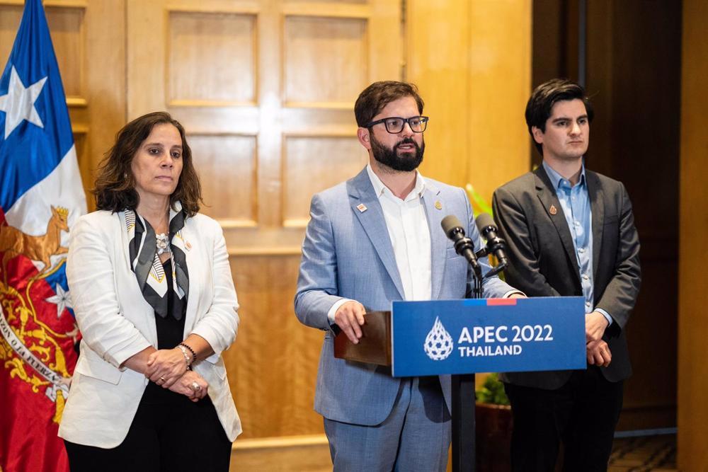 Gabriel Boric, President of Chile, appears at the APEC Summit Gabriel