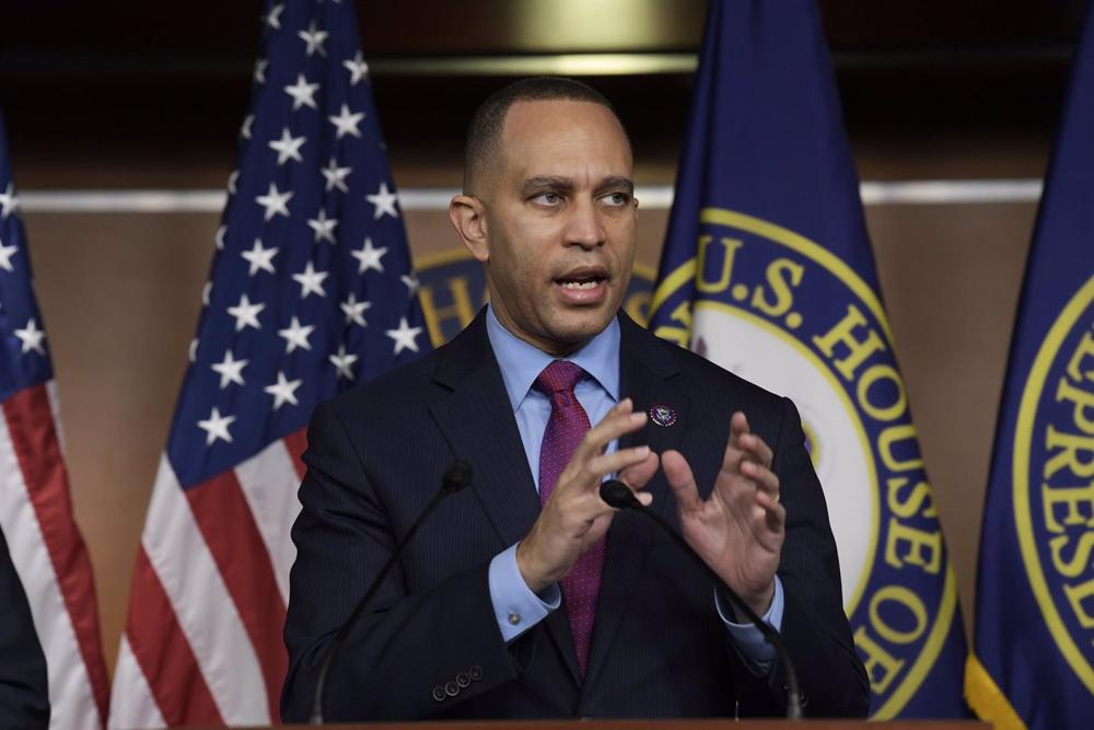 Archive - Hakeem Jeffries, candidat à la succession de Nancy Pelosi à la Chambre des représentants des États-Unis Archive