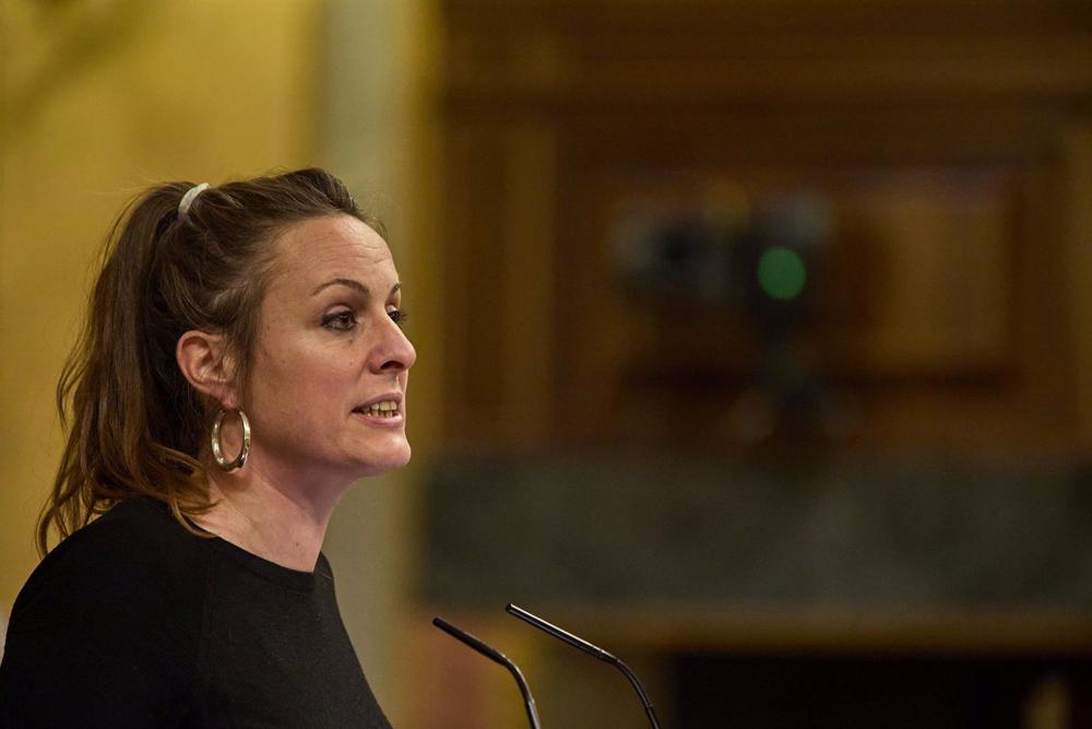 Archivo - La portavoz de la CUP en el Congreso, Mireia Vehí, en una foto de archivo Archivo