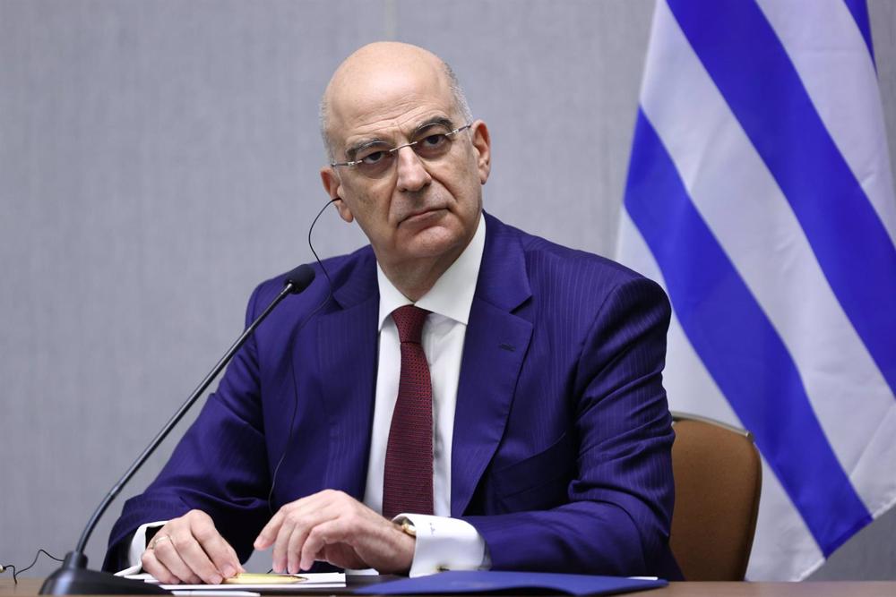 Arquivo - Ministro dos Negócios Estrangeiros grego Nikos Dendias Arquivo