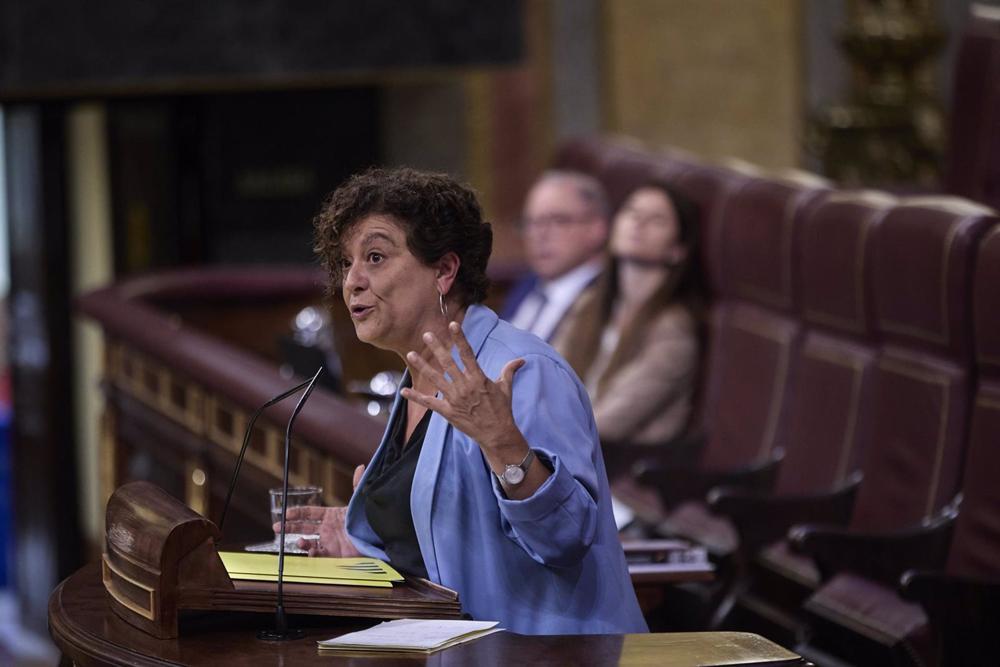 Archivo - La diputada de ERC, Pilar Vallugera Archivo